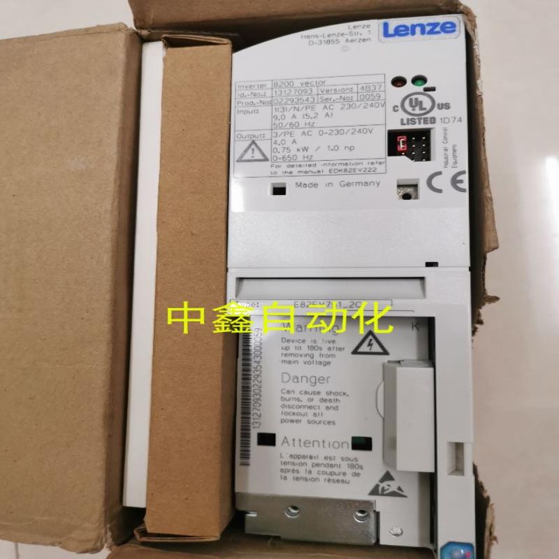 LENZE伦茨E82EV751_2C变频器E82EV751K2C 0.75KW议价