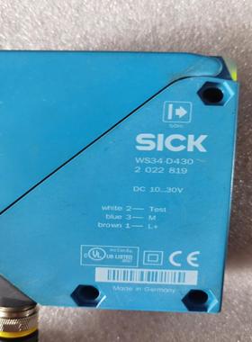 SICK WS34-D430 光电传感器 ，