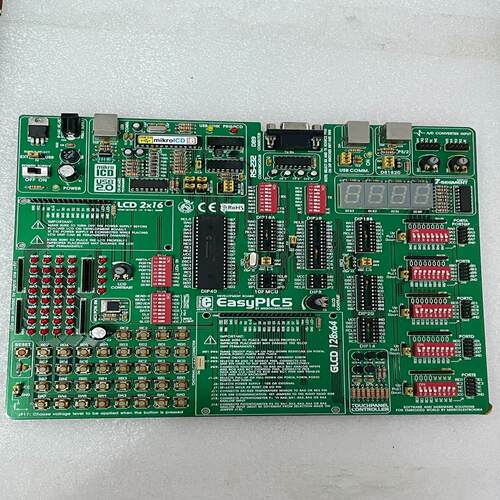 [德峰]MIKROE卡板 EasyPIC-5 拆机包好，实物拍摄。