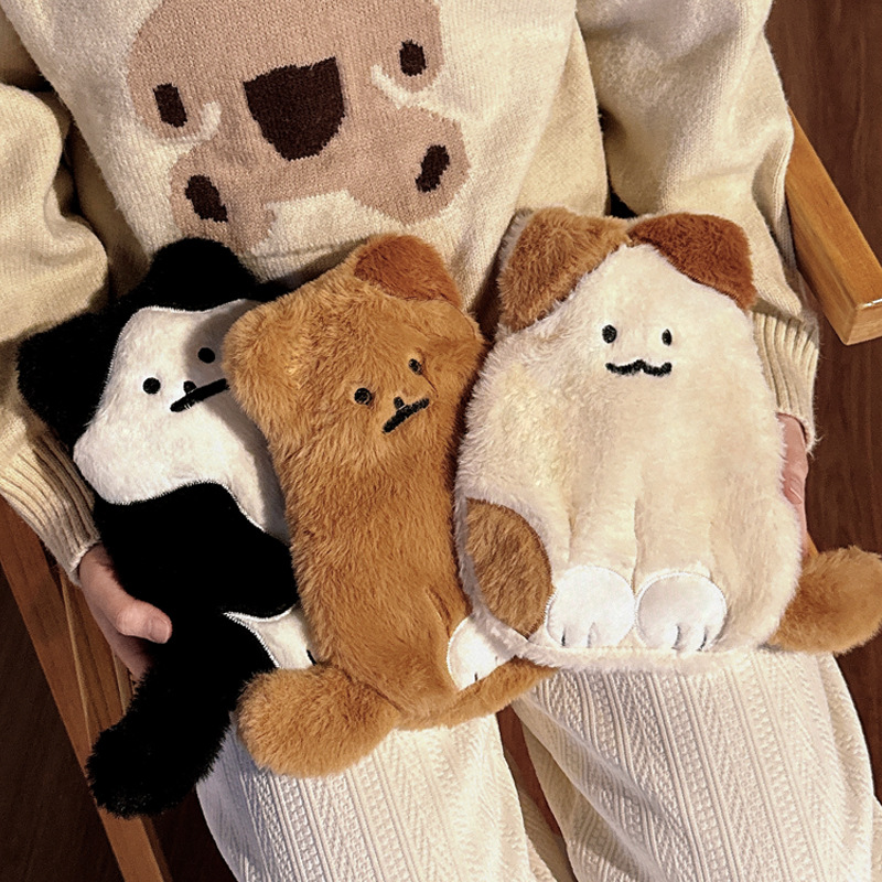 毛绒暖水袋被窝专用暖手宝女生