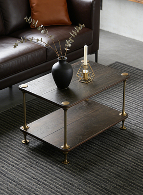 艺术符号/北欧表情正版英国Square roots进口YUZU茶几边几复古金