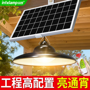 太阳能吊灯户外防水庭院灯家用挂灯花园超亮led路灯室内室外照明
