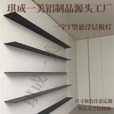 琪成一美太空铝悬浮隐型T型层板