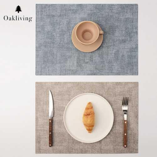 oakliving皮革餐垫防烫防水防油