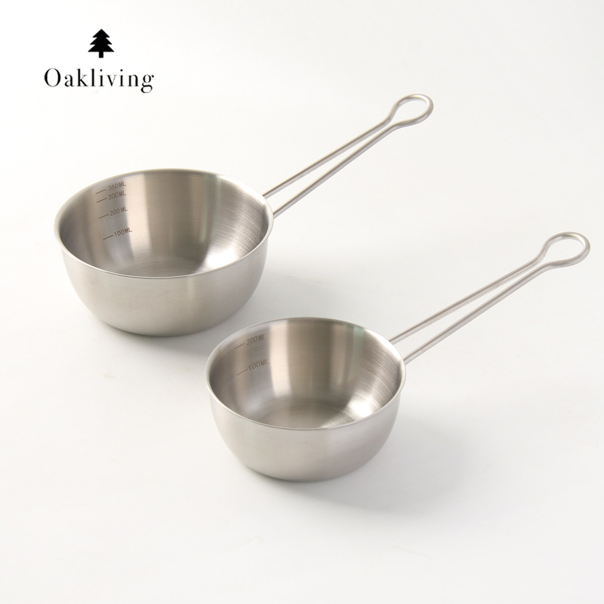 oakliving18/10不锈钢迷你奶锅