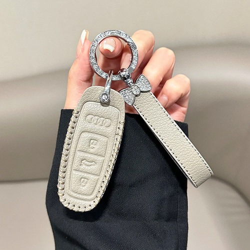 2024新款奥迪A3L汽车钥匙套A6L保护壳Q7L包Q6扣A8L高级A7L男女士