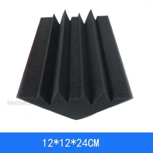 1Pc Mini Corner Bass Traps Studio Foam 12*12*24cm Panel Soun