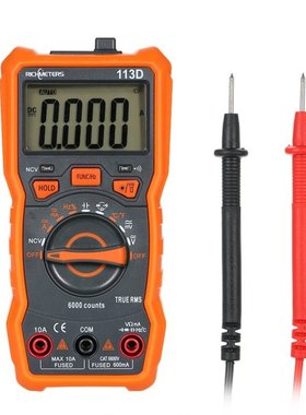RICHMETERS RM113D NCV Digital Multimeter 6000 Counts Auto Ra