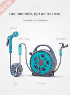 Automatic pipe coiler 10m retractable gden hose pipe coile