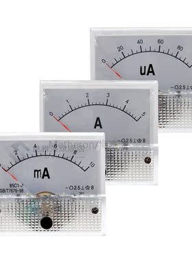 *85C1 Ammeter dc og Current Meter Panel Mechanical Pointer