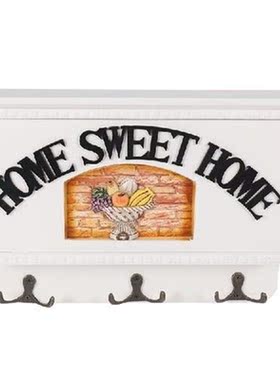 Mail Holder For Wall Key Rack For Wall White Decorative