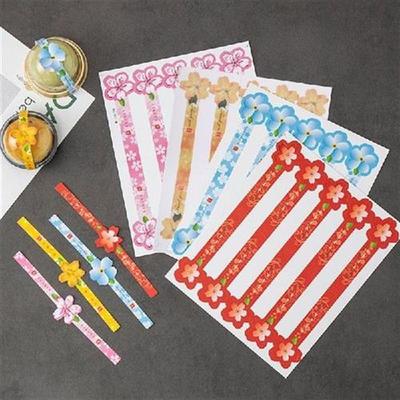 100 Pairs Mooncake Boxes Decor Labels Stickers Long Style Sa