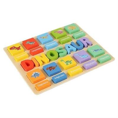 ABC Puzzle Shape Wooden Toys Early Learning Jigsaw Alphabet