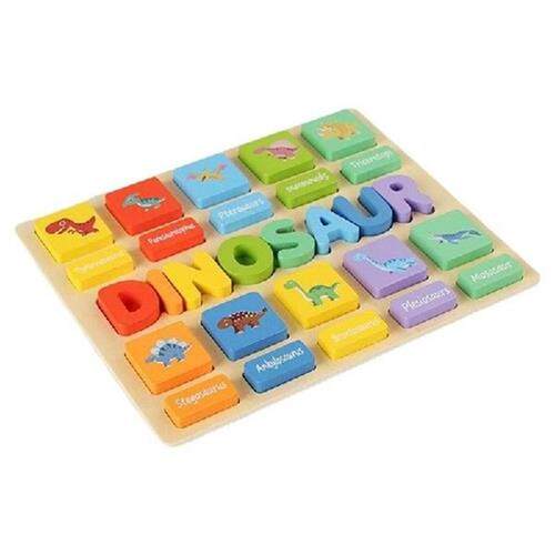 ABC Puzzle Shape Wooden Toys Early Learning Jigsaw Alphabet