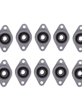 10 pcs KFL08 8mm diameter zinc alloy bearing housing FL08 K0