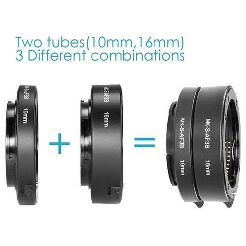 Auto Focus Macro Extension Tube Ring for Sony E-Mount A6300