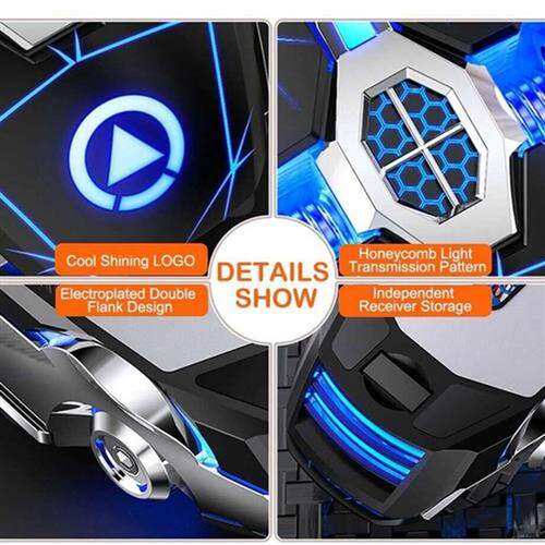 Wireless Optical 2.4G USB Gaming Mouse 1600DPI 7 Color LED B