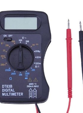 DT83B Digital Multimeter Mini Pocket Ammeter Handheld