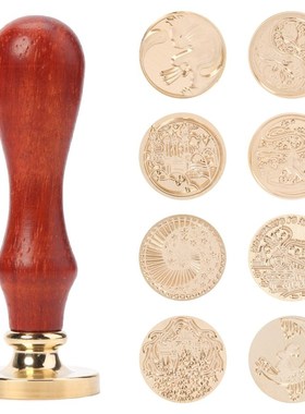 Retro Wood Stamp Head Replace Copper Head Hobby Tools Mini S