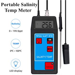 Portable Salinity Temp Meter Salinity-8425 Salinity Meter wi