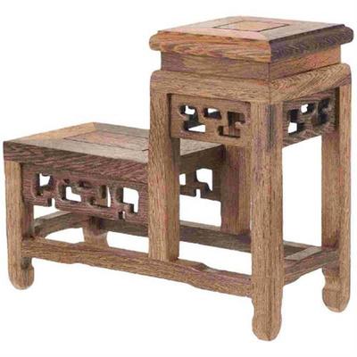 Display Rack Wooden Potted Holder Potted Plants Rack Retro