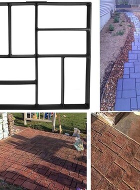 40x40cm DIY Garden Path Mould Road Driveway Paving Brick Pat