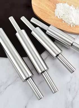 Stainless Steel Rolling Pin Non Stick Craft Baking Creation