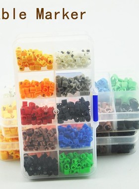 EC-0 box-packed Cable Wire Marker 0 to 9 For Cable Size 1.5