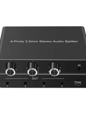 3.5mm Port Splitter Compatible for Smartphones, Tablets, MP3