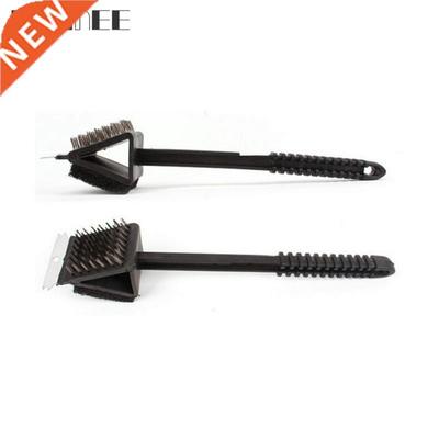 Multifuction Non-stick Copper Wire BBQ Grill Brush Long Hand