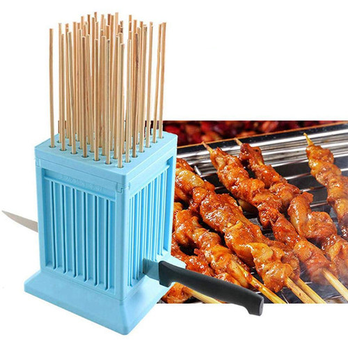 BBQ Meat Skewer Maker Wear Meat String Lamb Skewers Machine