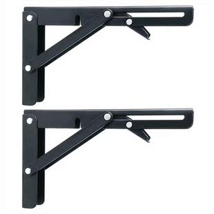 2pcs Campervan Folding Bracket Table Shelf Motorhome Caravan