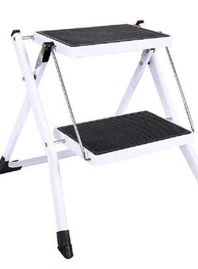 Small Step Ladder for Kitchen Sturdy Folding 2 Step Stool