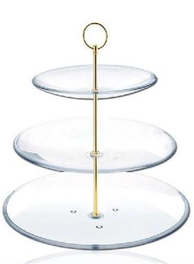 Mini Metal Rod 3 Floor Tiered Wedding Cake for Cake Stand