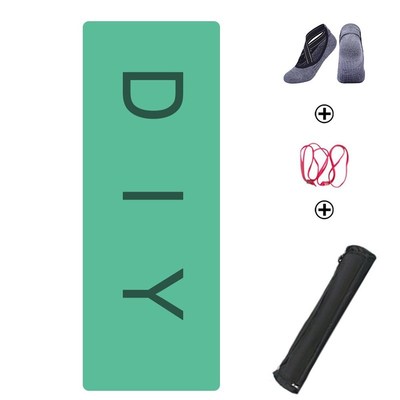 Pilate 183*68*4mm Lululemon Factory PU Rubber Yoga Mat Manuf