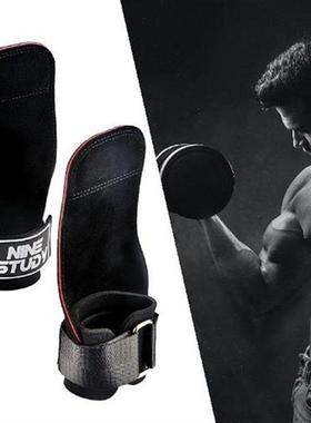 Weight Lifting Hooks Hand Grips Pull Ups Power Wrist Straps