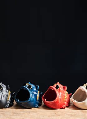 Outdoor Ashtray for Cigarettes Ceramic Ash Tray for Weed