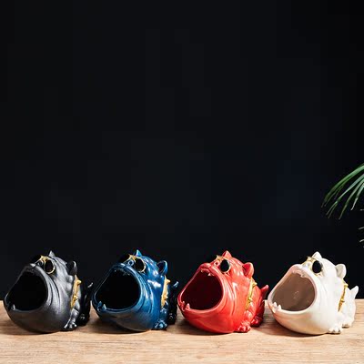 Outdoor Ashtray for Cigarettes Ceramic Ash Tray for Weed