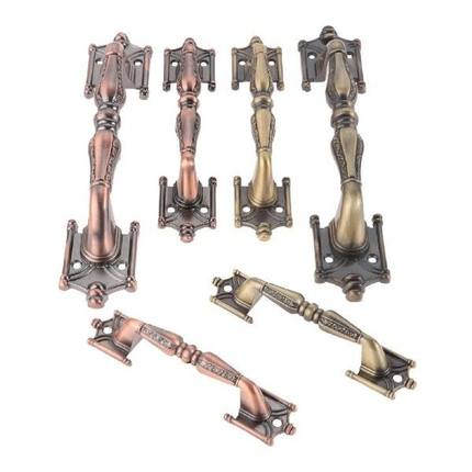 1pc European Style Handle Antique Bronze Red Copper Pull