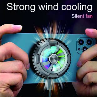 Gamepad Phone Cooling Fan Mute Operation Adjustable ABS