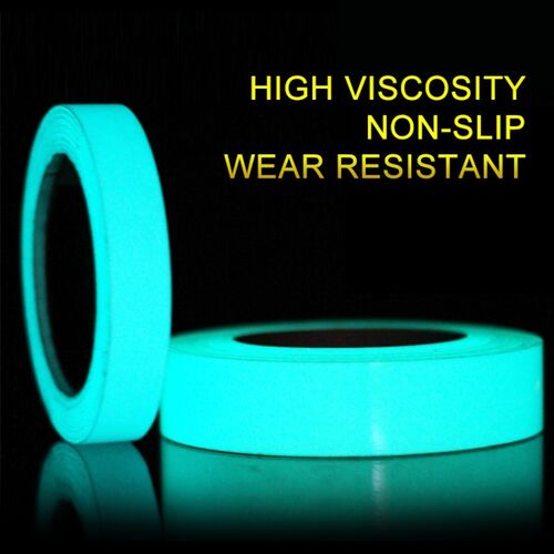 1pcs Luminous Stickers Glow In Dark Tape Self Adhesive Warn