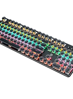 Gaming Mechanical Keyboard, Metal Panel,LED Backlit,USB Wire