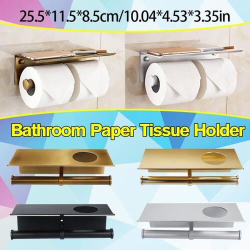 Toilet Paper Holders Space Aluminum Multi-function Storage H