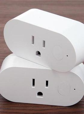 2pcs WiFi Mini Outlet Plug Switches for Echo Alexa Remote Co