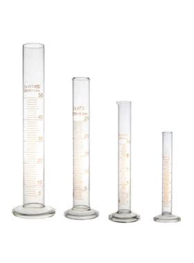 Premium Measuring Cylinder with Round Base & Orange Grad