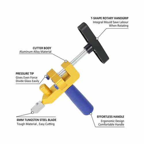 Professional diamond glass cutter for glass tile cutting 2 i