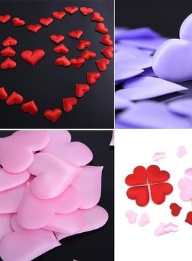 100pcs/bag Wedding Decoration Throwing Heart Petals Wedding