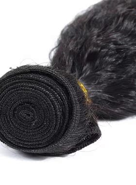 100% Human Hair Kinky Straight Hair Bundles Extensions Whole