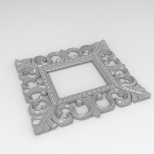 Eastern style border frame 3D model STL format design file C