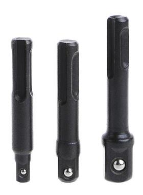 3 Pcs SDS Plus Drill Socket Driver Set 1/4 / 3/8 1/2 Chuc